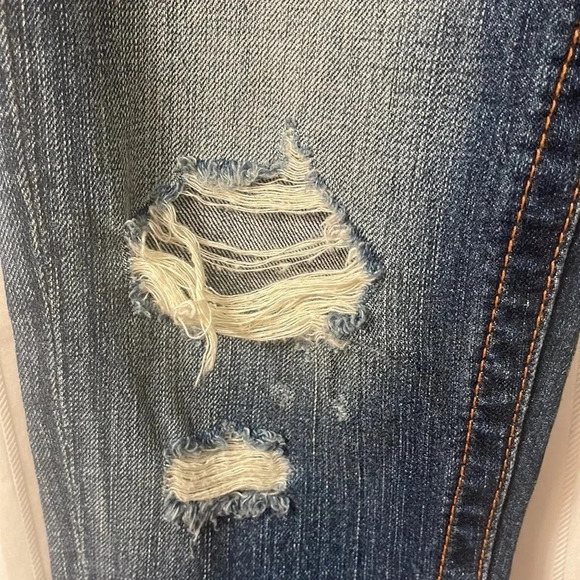 MissMe - Boyfriend Ankle - Distressed Jeans - Size 24 - Picture 4 of 10